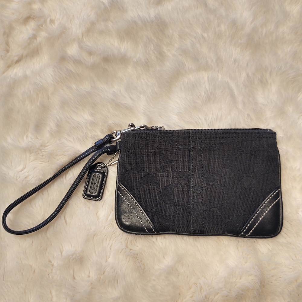 Coach Signature Wristlet